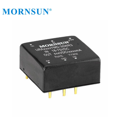 Mornsun URA4824YMD-30WR3 Ultra-wide Input 54V 36V to 24V 30W Step Down Module 48VDC to 24V 30WDC DC to DC Converter