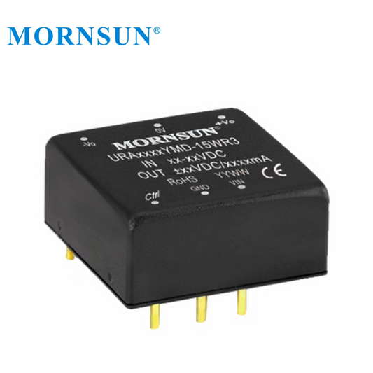Mornsun URA4812YMD-15WR3 Ultra-wide Input Regulated Dual Output 18-75VDC To 12V DC/DC Converter Step Down Converter