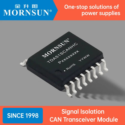 Mornsun Power Signal Isolation Transceiving TD501MCANFD Board Mount CAN Transceiver Module