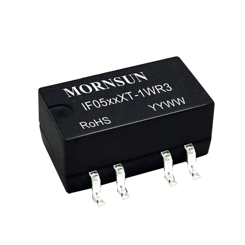 Mornsun IF0512XT-1WR3 Fixed Input 5V to 12V 1W Power Supply 5V to 12V 1W DC DC Converter for Industrial Control Medical