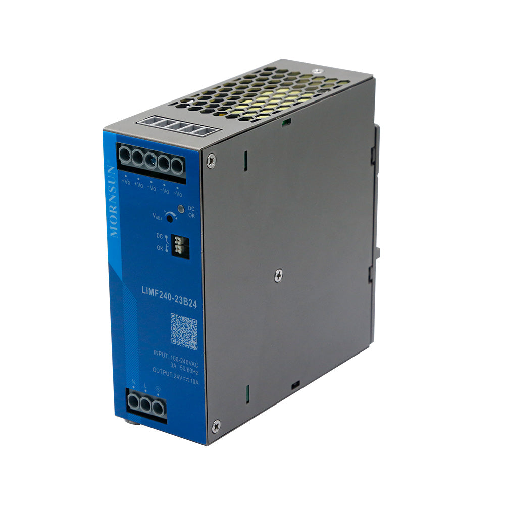 Mornsun LIMF240-23B24 High-end intelligence 240W 24V 10A Industrial DIN RAIL SMPS 24V Power Supply