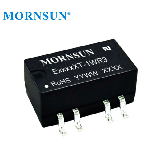 Mornsun E2415XT-1WR3 DUAL Output Fixed Input 1W 15V Input 24V to 15V 1W DC DC Step Down Converter