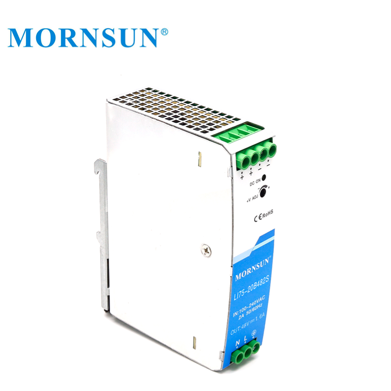 Mornsun SMPS LI75-20B48R2S LED Industrial Power Supply 48V 75W DIN Rail AC DC Switching Power Supply