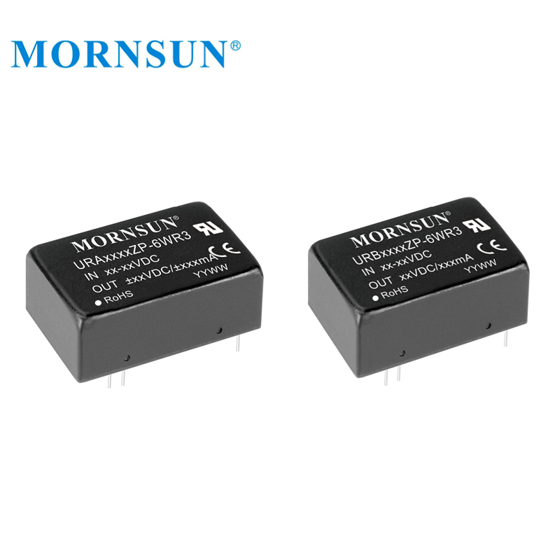 Mornsun URB4803ZP-6WR3 DIP Single Output 6W 18V-75V 12V 15V 48V 24V 55V to 3.3V Voltage Converter DC DC Converter 3.3V