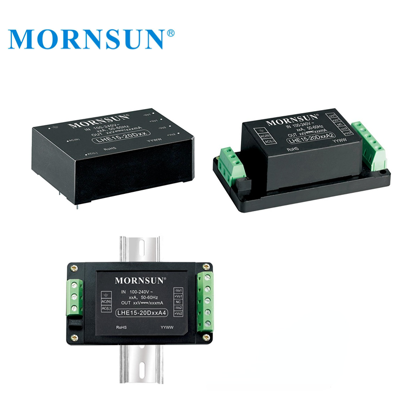 Mornsun LHE15-20C0515-02 DUAL Output Power Converter 110V 120V 220V 240V To 5V 15V 15W Open Frame AC/DC Mini Power Supply Module