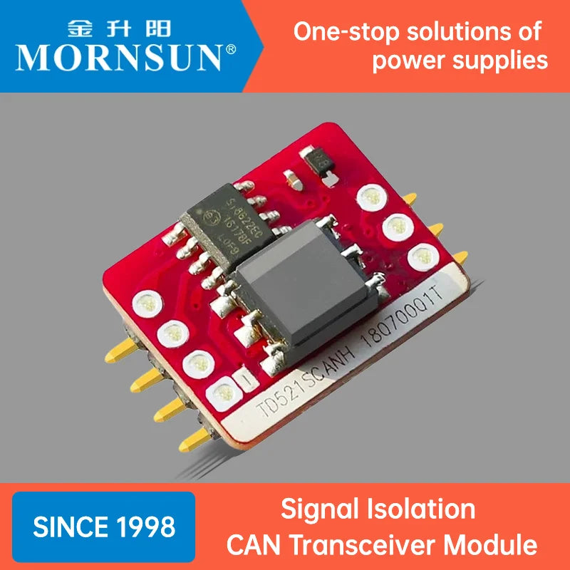 Mornsun Power Signal Isolation Transceiving TD501MCANFD Board Mount CAN Transceiver Module
