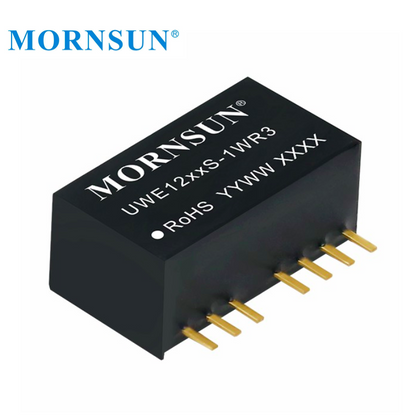 PCB 1W 4.5V-36V 24V to 15V DC DC Converter Mornsun UWE1215S-1WR3