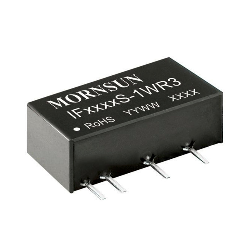 Mornsun IA1212KS-1WR3 Fixed Input DUAL Output 1W 12V to 12V 1W Voltage Converter DC DC Converter 12V 1W