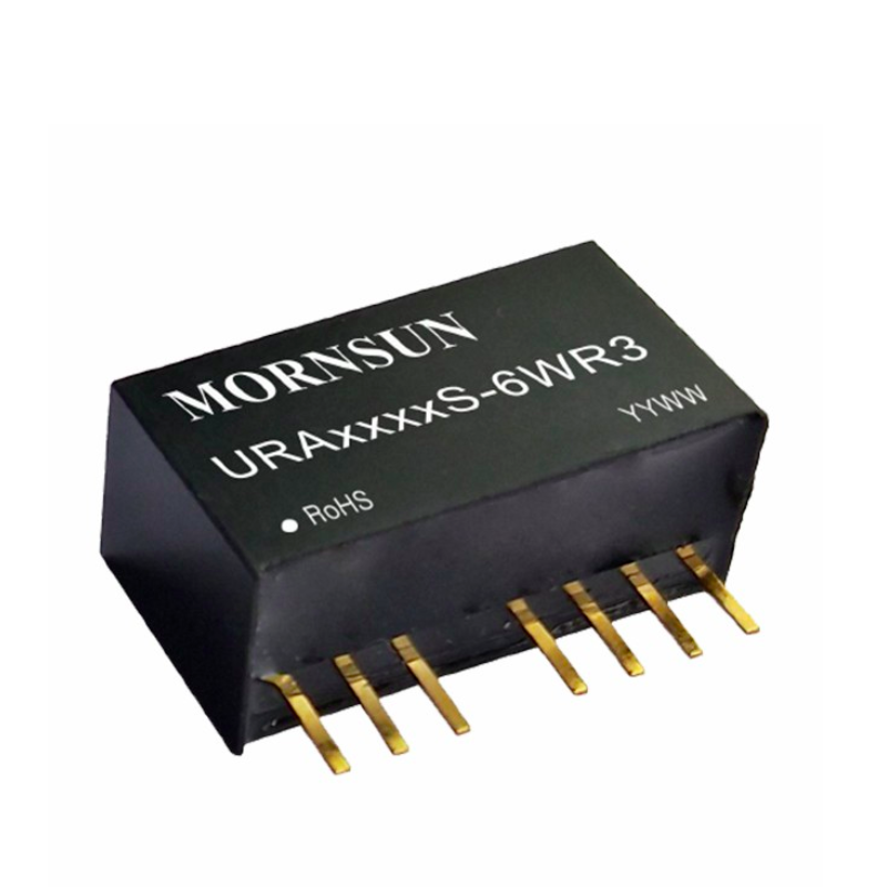 Mornsun URA2412S-6WR3 Isolated 9-36V Input DUAL Output 12V 6W DC DC Converter Power Converters Modules For PCB