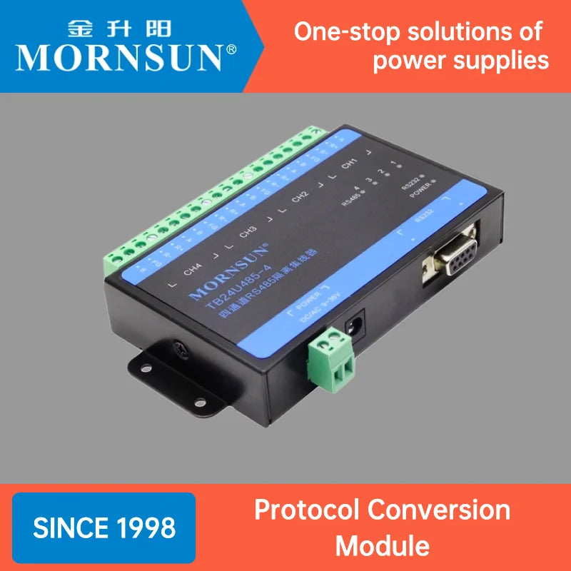 Mornsun Protocol Conversion Module Converts TD3USPCAN CAN Bus Network and Serial Port to Ethernet Transceiver Module - FEISMAN POWER