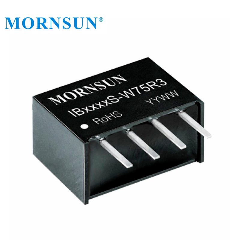 Mornsun IB0515S-W75R3 Fixed Input 1W 5V to 15V 0.75W Step UP Module 5VDC to 15V 0.75W DC to DC Converter