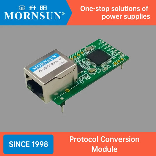 Mornsun Protocol Conversion Module Converts TD1UDNET CAN Bus Network and Serial Port to Ethernet Transceiver Module - FEISMAN POWER