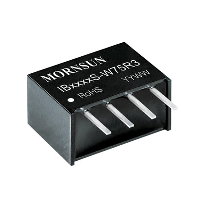 Mornsun IB0515S-W75R3 Fixed Input 1W 5V to 15V 0.75W Step UP Module 5VDC to 15V 0.75W DC to DC Converter