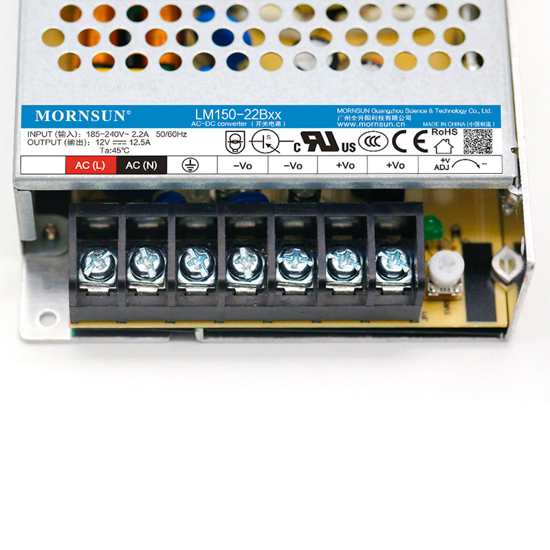 Mornsun Power Supply 48V 3.3A LM150-22B48 SMPS Power Supply 48V 150W