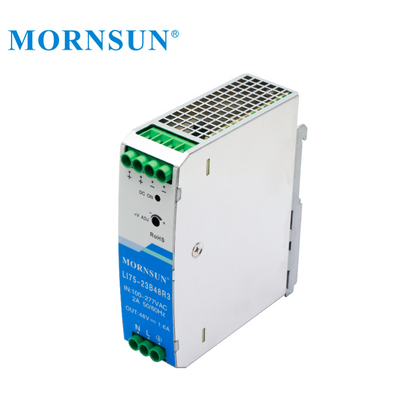 Mornsun Din Rail Power Supply LI75 75W 12V 24V 48V 76W AC-DC Industrial DIN Rail Switching Power Supply