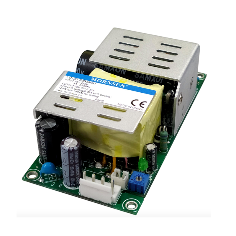 Mornsun LO120-20B27MU 85-264VAC Open Frame AC to DC Switching Power Supply 27V 84W 120W AC DC  Converter
