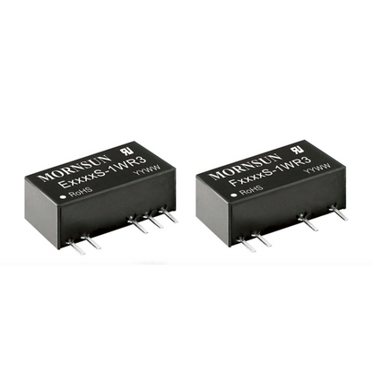 Mornsun E0509S-1WR3 Fixed Input DUAL Output  1W 5V to 9V 1W DC DC Converter with CB CE Approved